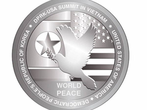 500.000 đồng một đồng xu bạc kỷ niệm Thượng đỉnh Trump - Kim