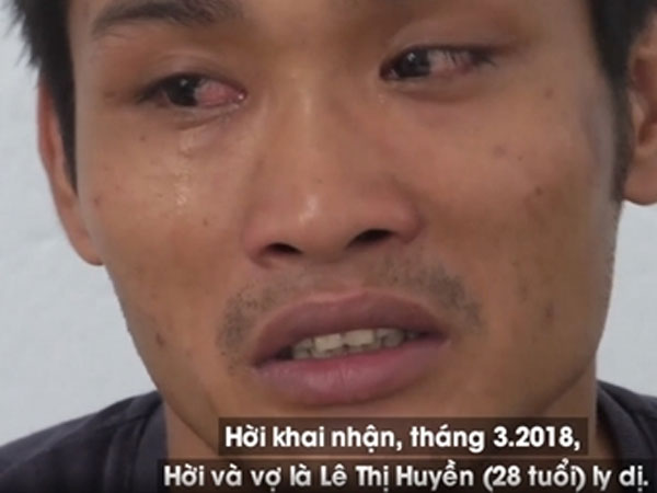 Cha giết con rồi phi tang: Vừa khai nhận vừa khóc
