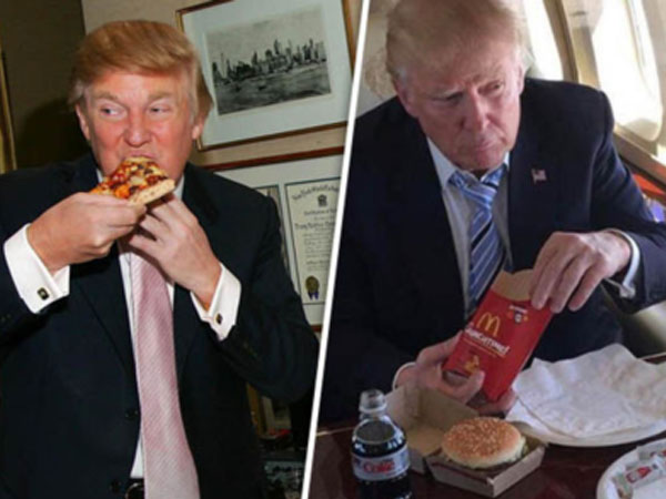 Thói quen 'ăn sáng như hành khất bữa tối như vua' của Tổng thống Trump