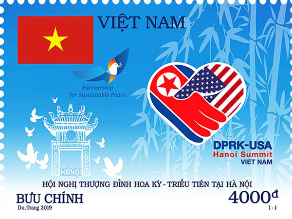 Việt Nam phát hành bộ tem chào mừng thượng đỉnh Mỹ - Triều
