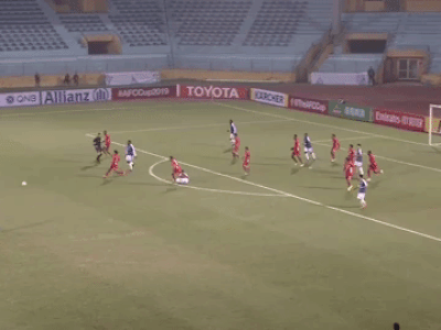 Siêu phẩm của Duy Mạnh ở trận thắng 10-0 được AFC đưa vào danh sách bình chọn ‘Bàn thắng đẹp nhất tuần’