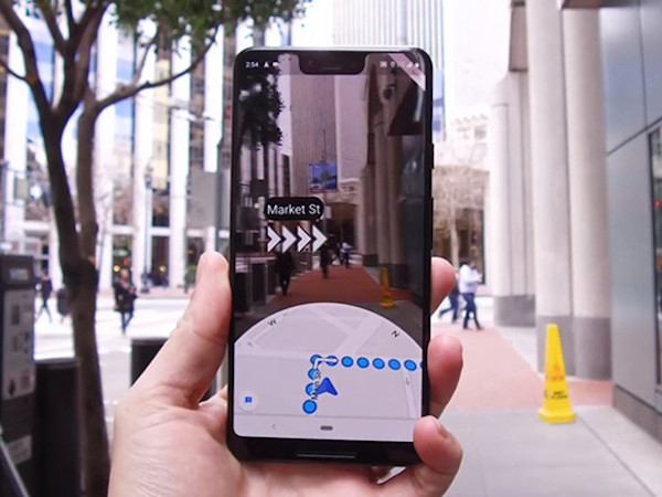 Google Maps AR mở rộng điều hướng đi bộ