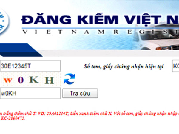 Hướng dẫn tra cứu ôtô có bị phạt nguội hay không