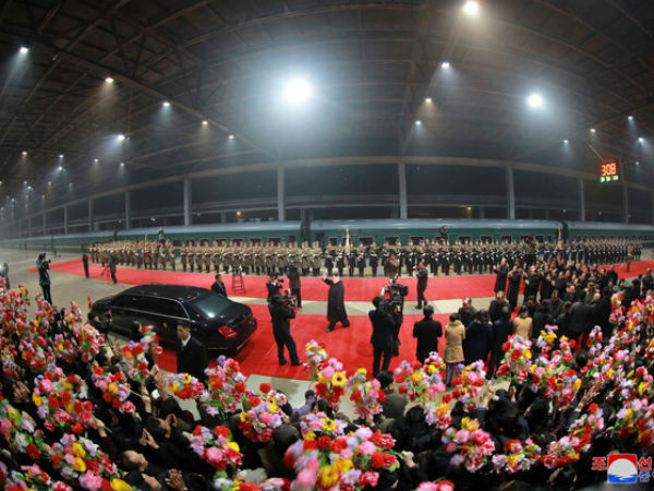 Ông Kim Jong Un đã về tới Bình Nhưỡng
