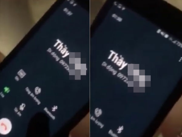 Xôn xao clip ghi lại cuộc gọi nghi của thầy giáo trường chuyên bị tố 'gạ tình' nữ sinh: 'Nếu ai hỏi thì trả lời là bạn của thầy lấy máy trêu'