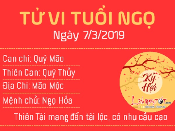 Tử vi thứ 5 ngày 7/3/2019 của 12 con giáp: Ngọ có Thiên Tài mang lộc đến, Mùi muốn đi lại phải đề phòng