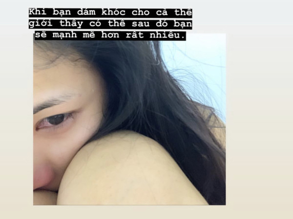 Hoàng Thuỳ mắt đỏ hoe, tóc rối bời bật khóc, fan xót xa: Là ứng cử viên cho Miss Universe 2019 thật sự quá áp lực?