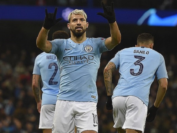 Man City 7-0 (10-2) Schalke: Aguero lập cú đúp, Man City hiên ngang vào tứ kết