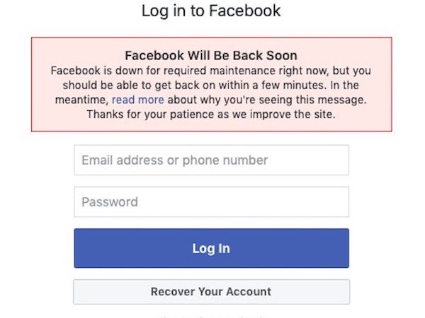Facebook lên tiếng về sự cố Messenger đang xảy ra trên toàn cầu