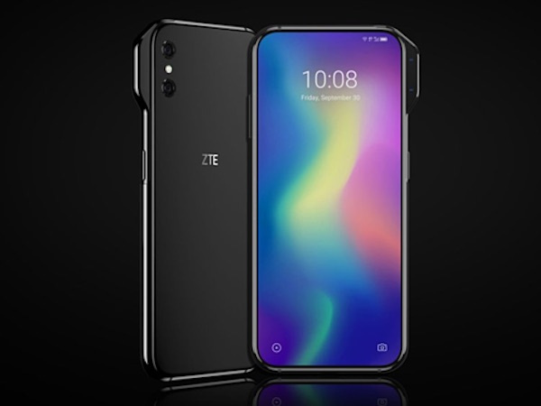 Smartphone ZTE với thiết kế camera selfie ở cạnh bên