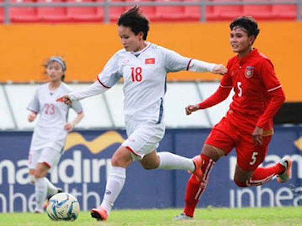 ĐT nữ Việt Nam quật ngã Myanmar ngay tại sân đối thủ