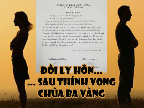 Vụ 'vong báo oán' chùa Ba Vàng: Đòi ly hôn sau màn thỉnh vong