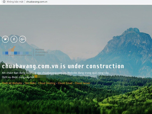 Website của chùa Ba Vàng bị yêu cầu phải dừng hoạt động vì chưa được cấp phép