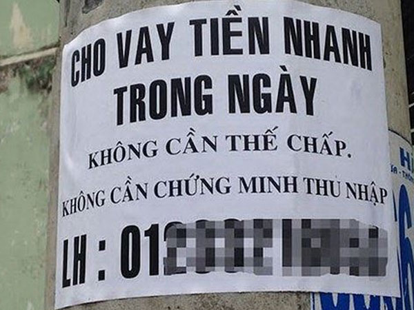 Núp bóng công ty tài chính, đẩy lãi suất 'cắt cổ' hơn 700%