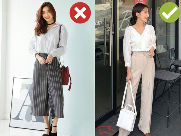 Những tưởng là quần ống rộng dễ mặc nhưng vướng 3 lỗi sau, bạn vẫn bị dìm dáng như thường