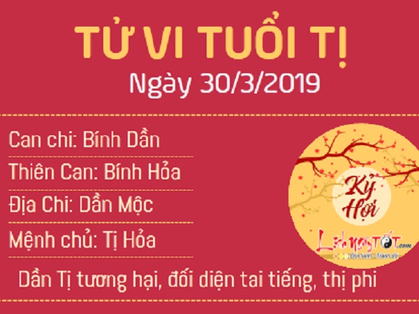 Tử vi thứ 7 ngày 30/3/2019 của 12 con giáp: Tuất có thu nhập bất ngờ, Tị gặp thị phi tai tiếng