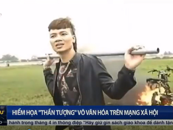 Khá 'bảnh' lên bản tin Thời sự VTV: Hiểm họa 'thần tượng' vô văn hóa trên MXH