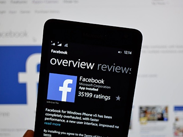 Facebook rút ứng dụng khỏi Windows Phone từ 30/4