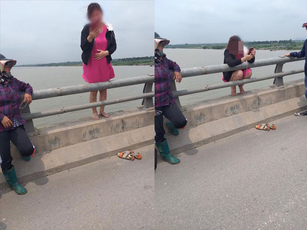 Định nhảy cầu tự vẫn, mẹ bầu thức tỉnh sau một câu nói của bác gái đi đường