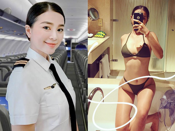 Nữ phi công Việt sở hữu body gợi cảm và gương mặt siêu hack tuổi