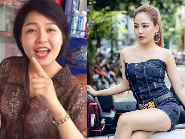 Nhan sắc thật của hot girl Trâm Anh khi chưa 'dao kéo'