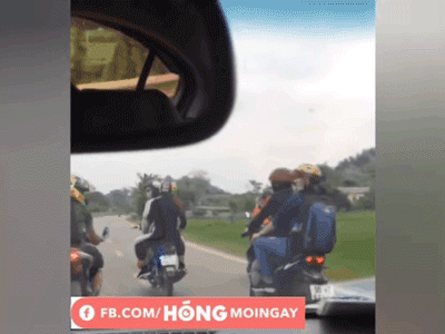 Video: Suốt 30 km đường dốc, nhóm phượt thủ cười đùa, dàn hàng ngang không cho ô tô vượt