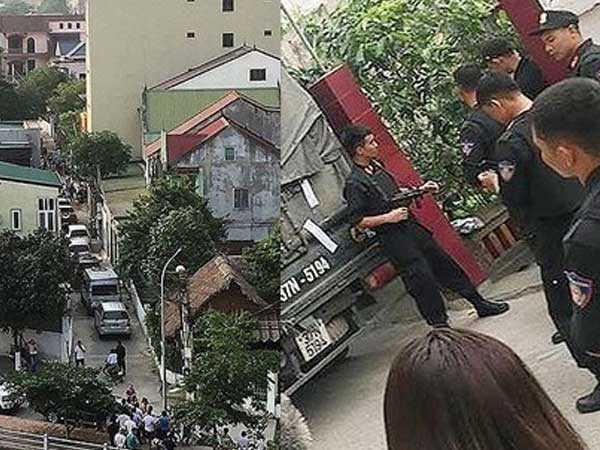 Cận cảnh cả trăm chiến sĩ công an mang súng khám xét, thu giữ 6 tạ ma túy