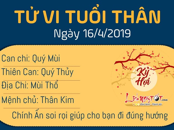 Tử vi thứ 3 ngày 16/4/2019 của 12 con giáp: Ngọ được Thiên Tài che chở, Tý mâu thuẫn với đồng nghiệp