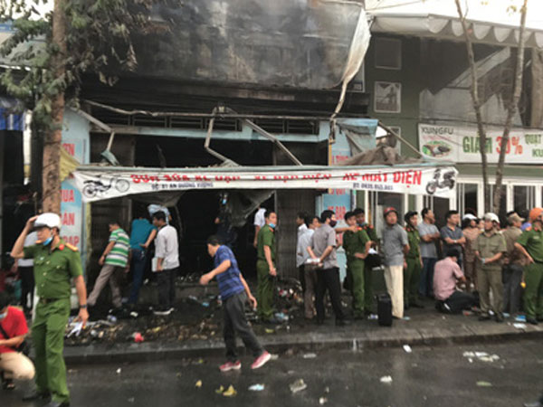 3 người chết trong cửa hàng bị cháy