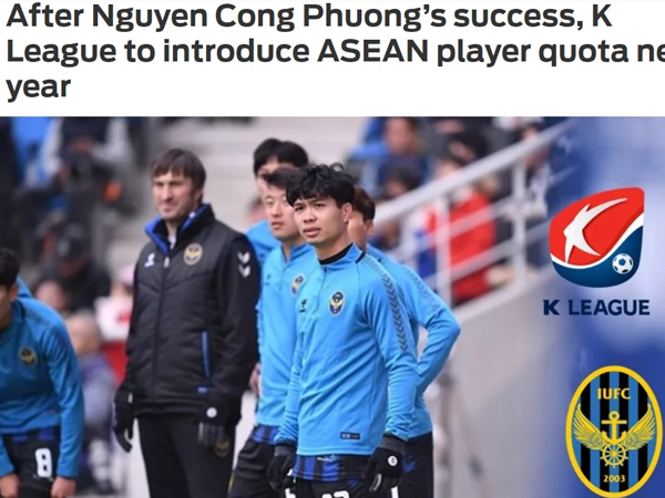 Công Phượng khiến LĐBĐ Hàn Quốc làm điều chưa từng có tại K.League