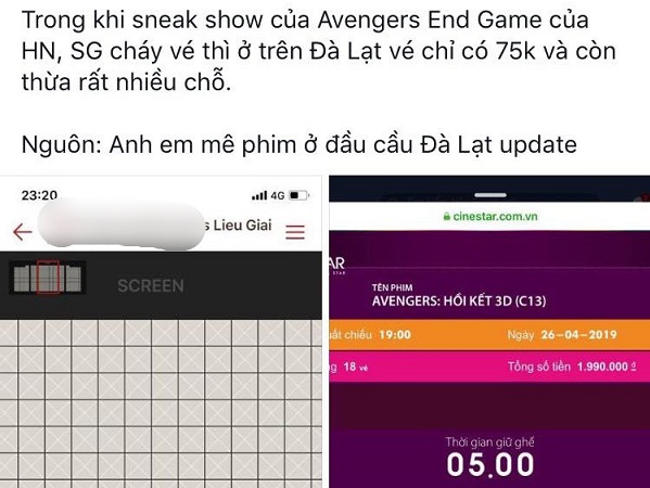 Cuộc chiến vé 'Endgame': Cả thế giới bất chấp vung tiền mua bằng được, fan Việt thì lên... Đà Lạt săn vé rẻ