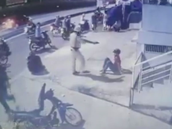Hai thanh niên trong clip bị CSGT chĩa súng, tung chân đá ở Sài Gòn là quái xế