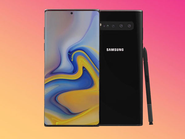 Bản dựng Galaxy Note 10 với màn hình đục lỗ, 4 camera