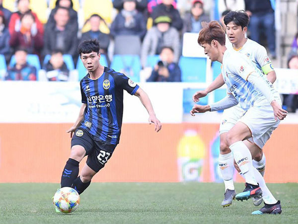 Công Phượng vắng mặt trong đội hình Incheon United thi đấu tại R-League