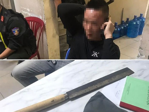 Tài xế thủ dao gần nửa mét lái siêu xe dạo phố quận 1