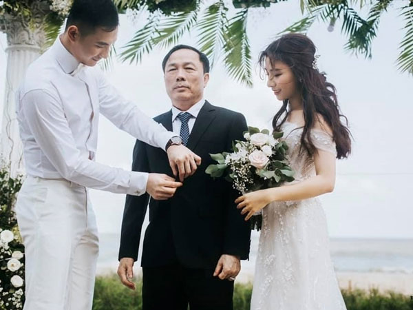 Con gái 'bầu' Đệ lên xe hoa với Nam vương Nguyễn Văn Sơn