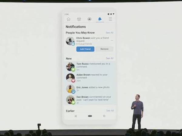 Facebook đại tu giao diện trên di động với tông màu trắng tinh khôi
