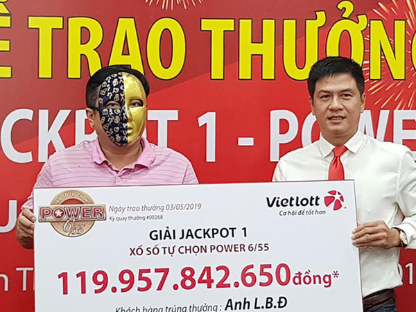 Chủ doanh nghiệp ở Cà Mau trúng số gần 120 tỷ đồng