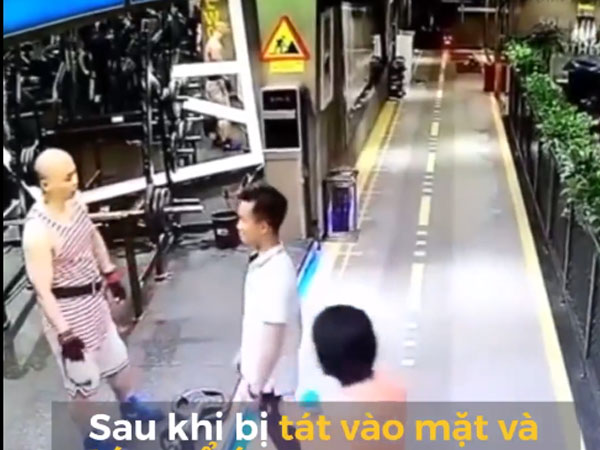 Cú knock out hạ gục thanh niên tập gym gây sốc ở Trung Quốc