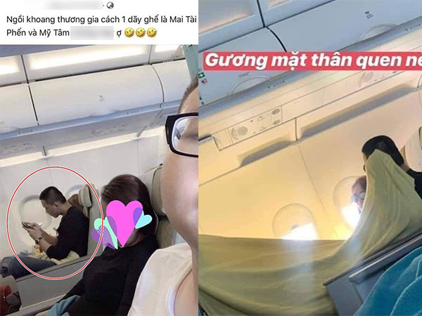 Rò rỉ hình ảnh Mỹ Tâm và Mai Tài Phến đi du lịch cùng nhau, thậm chí còn đắp chung chăn cực tình tứ trên máy bay