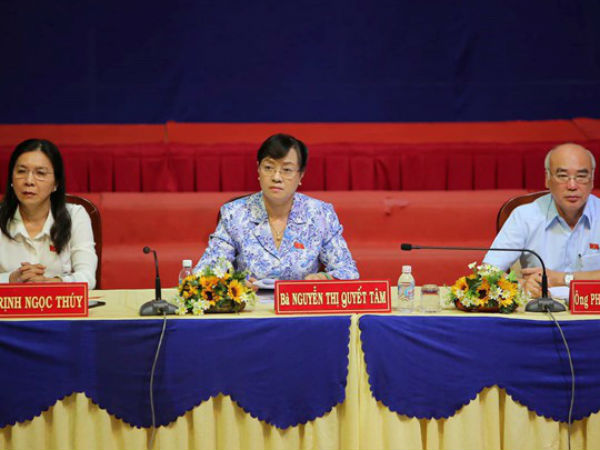 Bà Nguyễn Thị Quyết Tâm: 'Cử tri hỏi tôi làm gì trong hai nhiệm kỳ qua?'