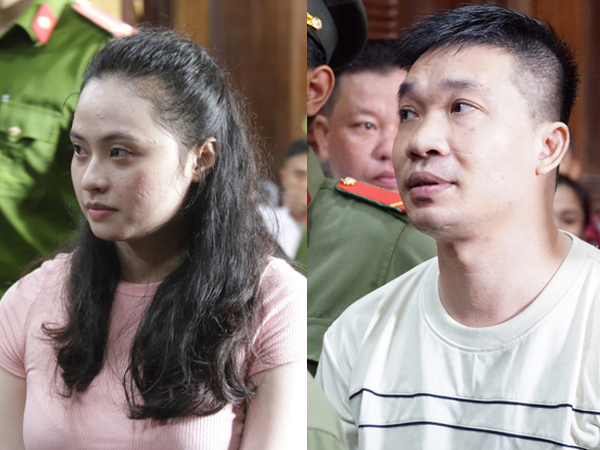 Cận cảnh sự bình thản của ông trùm Văn Kính Dương và hotgirl Ngọc 'miu' tại tòa