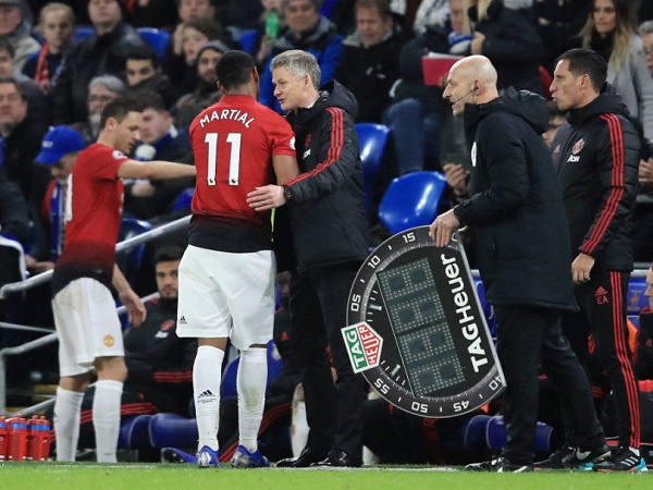 Solskjaer sẵn sàng 'tống khứ' Martial khỏi MU vì lí do này