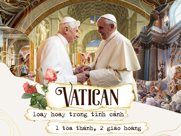 Vatican loay hoay trong tình cảnh một tòa thánh, hai giáo hoàng