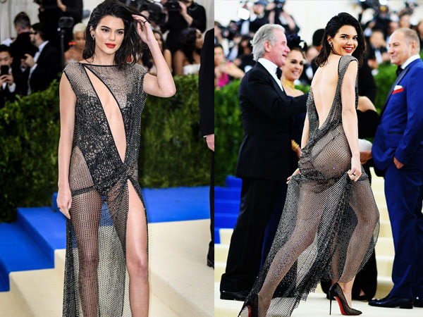 Kendall Jenner mặc hở táo bạo nhất lịch sử Met Gala