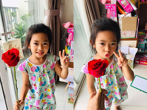 Mai Phương hạnh phúc khoe con gái 5 tuổi đã cực tâm lý, biết tặng hoa trong 'Ngày của Mẹ'