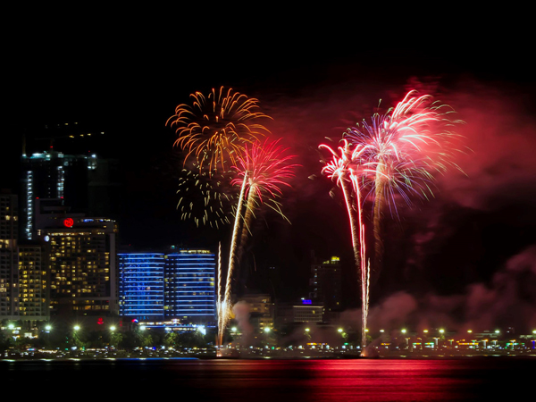 Màn pháo hoa đầy sắc màu ở Festival biển Nha Trang