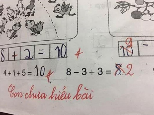 Những bài toán 'hại não' của con khiến phụ huynh đau đầu