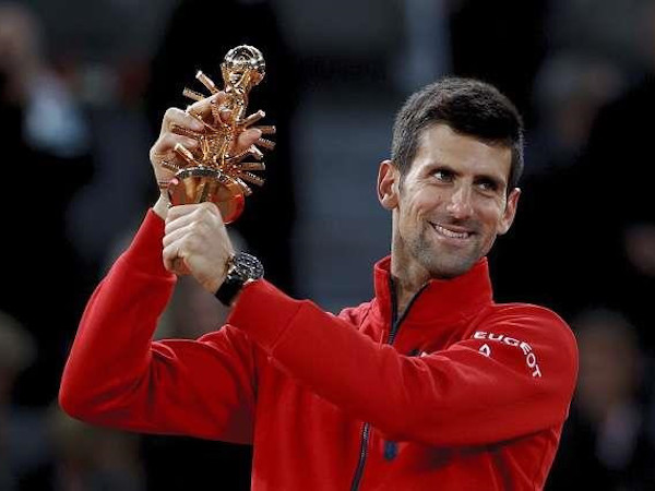 Vô địch Madrid Open, Djokovic cân bằng kỷ lục của Nadal