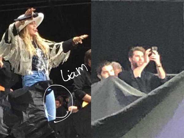 Hóa ra luôn có một người đàn ông đứng sau cánh gà, lẳng lặng nhìn theo Miley Cyrus si tình đến thế!